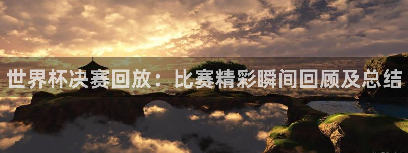 世界杯决赛预测：世界杯决赛回放：比赛精彩瞬间回顾及总结